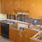kitchen before facelift