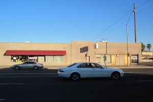 When renovated, this building will be divided into seven different retail suites.