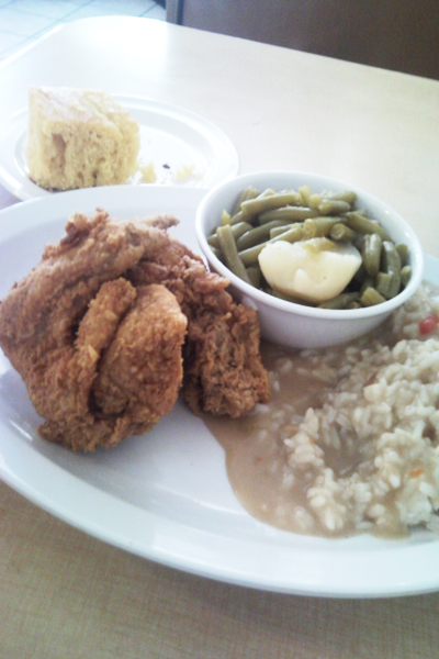 SNC00484 Sips and Grub | Southern Fried Chicken at Mrs. White’s Golden Rule Café