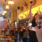 Sarah Pederson at Saraveza's 1 year anniversary