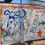 Zachary Cook's contribution to the mural at the Blues Blast Zachary Cook's contribution to the mural at the Blues Blast