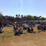 The crowd at the Blues Blast The crowd at the Blues Blast