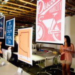 Fashionable bicycle-inspired posters.