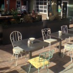 The sunny patio The sunny patio