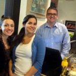 Regulars Makenna Mercer and Claudia Balderrama, with manager Kaj Macussen Regulars Makenna Mercer and Claudia Balderrama, with manager Kaj Macussen