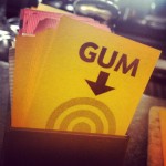 No gum under the tables here No gum under the tables here