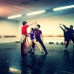 Ballet Arizona dancers rehearsing Cerrudo's "Second to Last" (photo credit: Natalie Salvione)